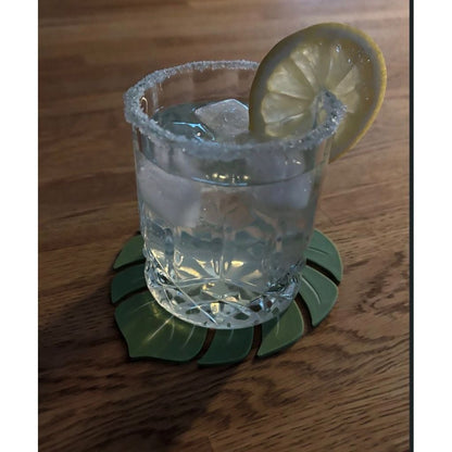 Monstera Untersetzer Pflanze mit Geheimfach in der Vase von HC3D Produktbild