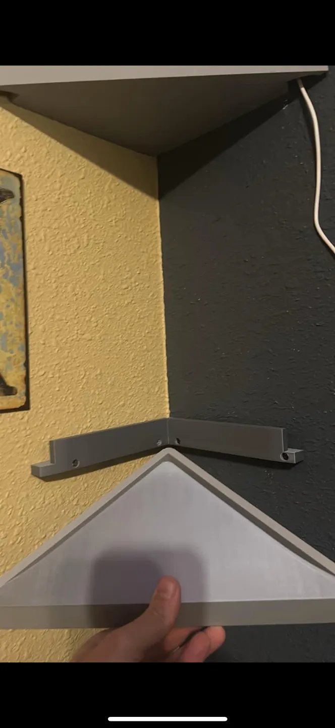floating corner Regal und mounting Winkelhalter von HC3D Produktbild