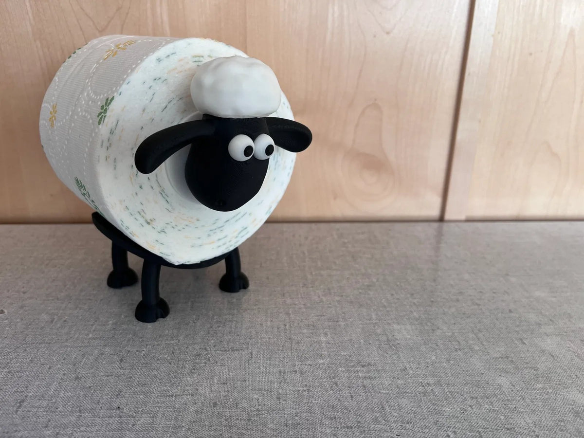 Shaun das Schaf Toilettenrollenhalter von HC3D Produktbild