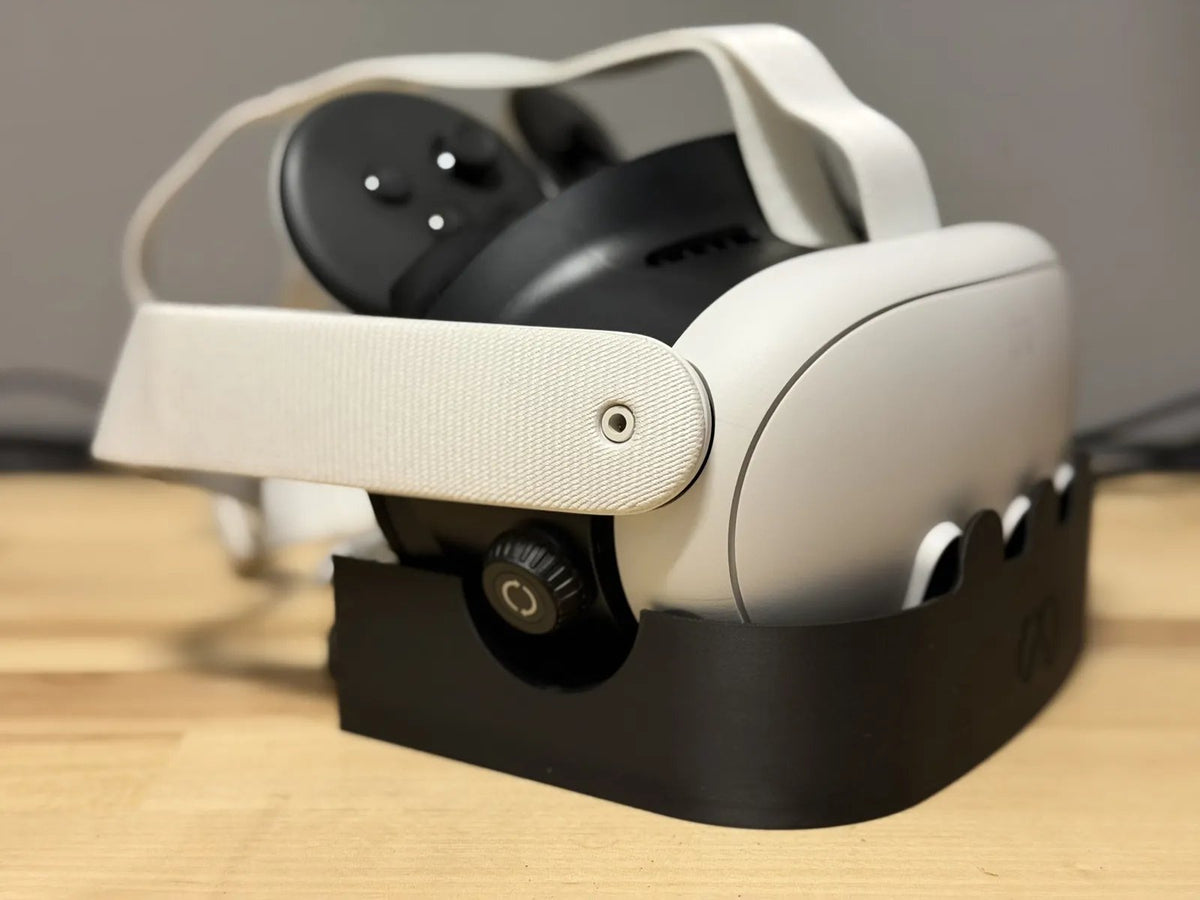 Meta Quest 3 privacy + Controller-Ständer (clean) von HC3D Produktbild