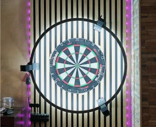 Autodarts Kamerahalter inkl. OV9732 100° Komplettset Bausatz LED Ring by HC3D