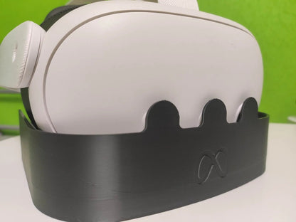Meta Quest 3 privacy + Controller-Ständer (clean) von HC3D Produktbild