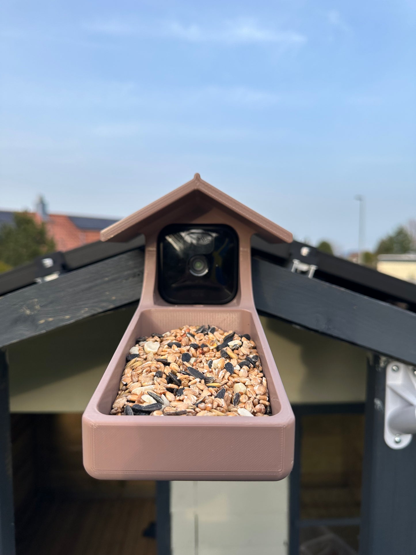 Smart Vogelhaus Intelligenter Futterspender Automatischer Vogelfutterplatz Vogelhaus Digitaler Futterautomat für Blink Kamera by HC3D