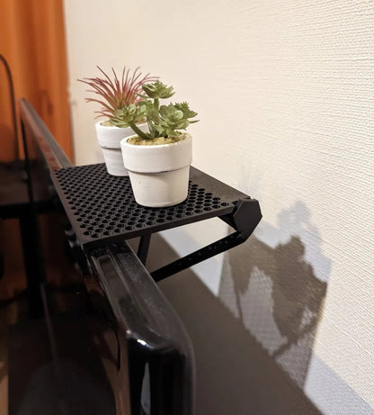 Adjustable Monitor Shelf Fits Any Display – Verstellbares Monitorregal Universelles Bildschirmregal Flexibles Displayregal Anpassbares Monitorregal Bildschirmständer verstellbar by Produktbild