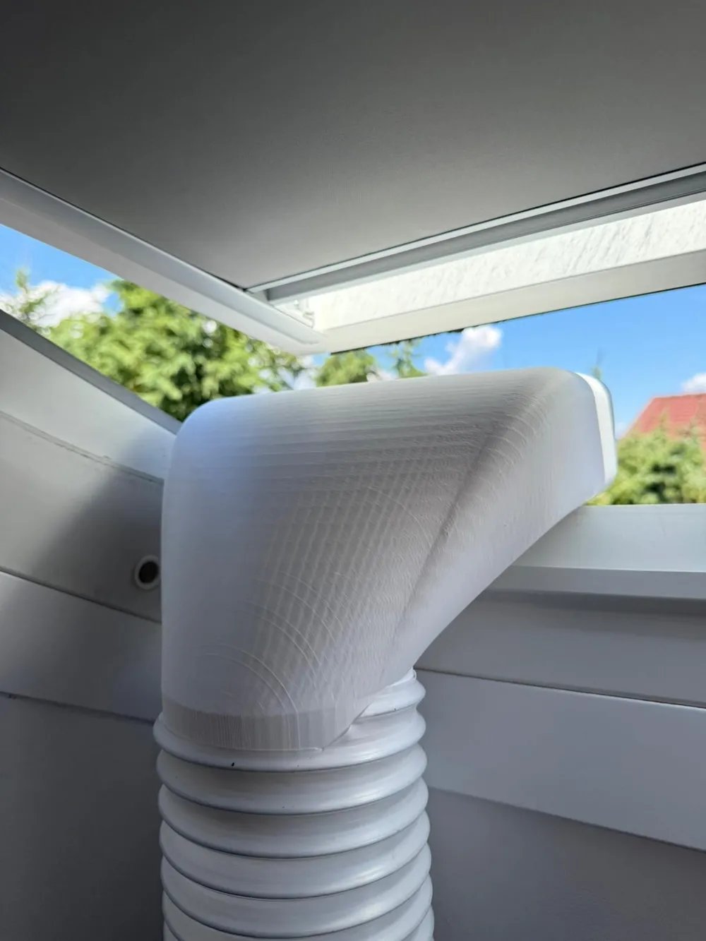 Air Conditioner Roof Window Adapter Diameter – Klimaanlagenfensteradapter AC-Durchmesser Dachfensteradapter Luftkonditionierungsadapter Fensterdurchführungsset by HC3D Produktbild