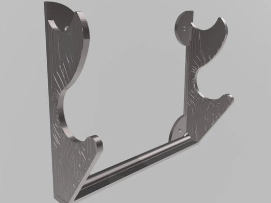 Katana Wall Mount – Katana Halterung Katana Wandaufhängung Katana Präsentation Schwert Wandhalter Katana Display by HC3D Produktbild