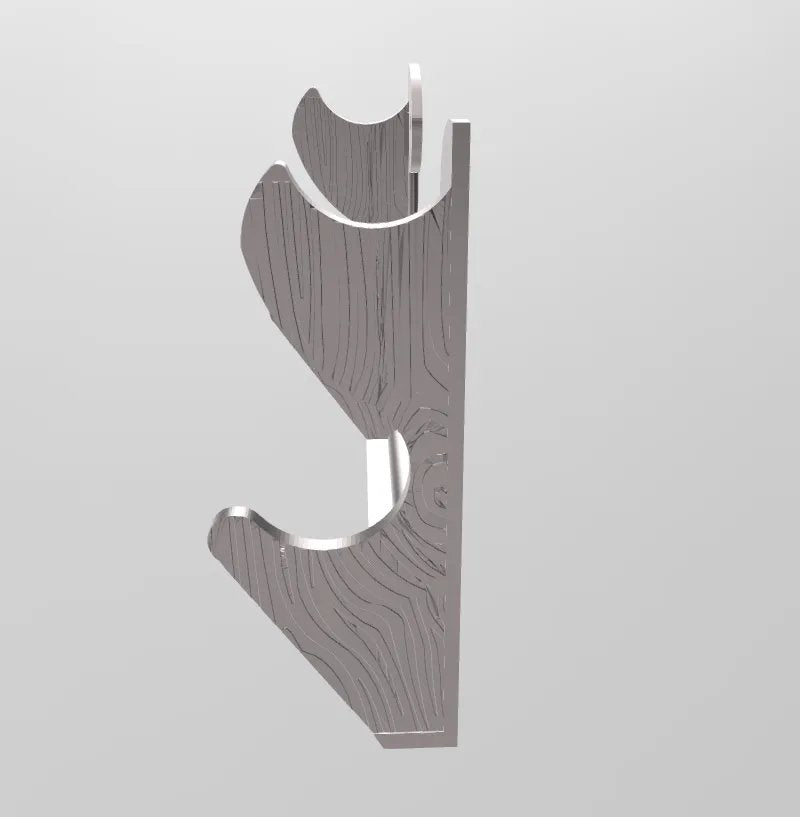 Katana Wall Mount – Katana Halterung Katana Wandaufhängung Katana Präsentation Schwert Wandhalter Katana Display by HC3D Produktbild