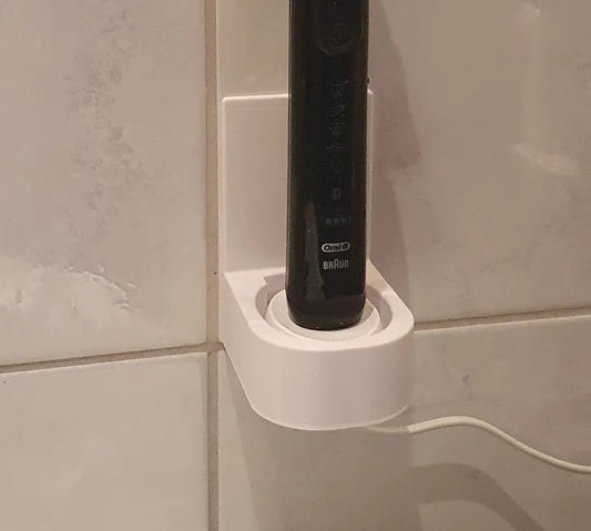Oral Wall Mount Charging Station – Wandladestation Oral-B Ladeschale Wandhalterung Ladegerät Zähneputzen Station Zahnbürstenhalter mit Ladefunktion by HC3D Produktbild