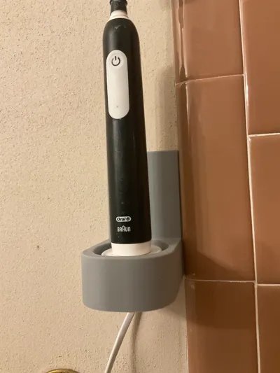 Oral Wall Mount Charging Station – Wandladestation Oral-B Ladeschale Wandhalterung Ladegerät Zähneputzen Station Zahnbürstenhalter mit Ladefunktion by HC3D Produktbild