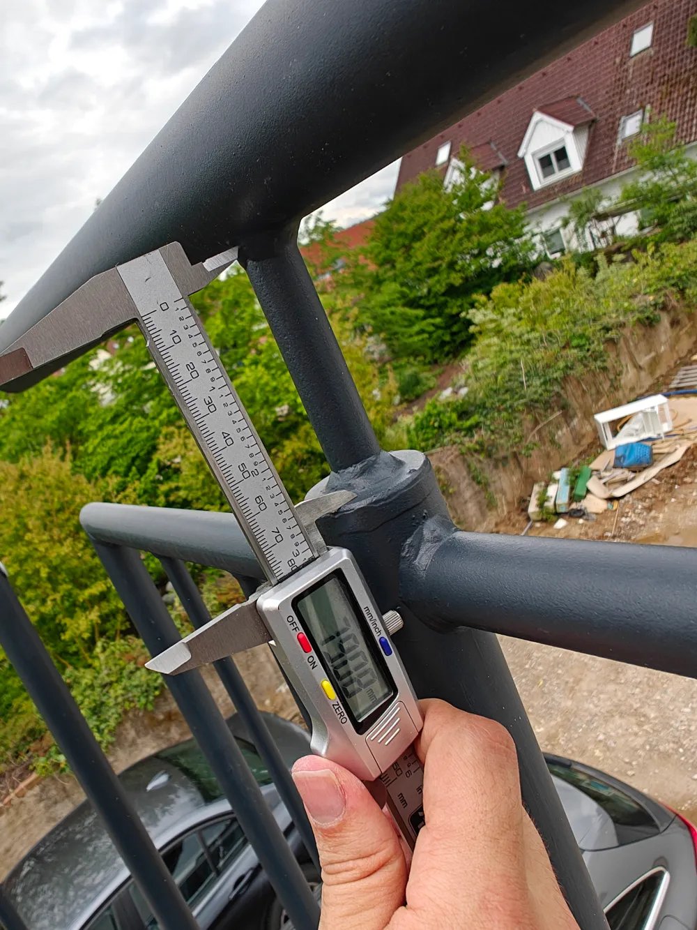 Starlink Gelander Halter – Starlink Halterung Starlink Ständer Starlink Montage Starlink Befestigung Starlink Trägersystem by HC3D Produktbild