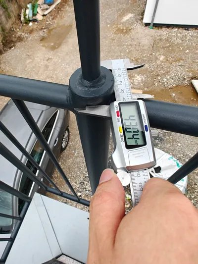 Starlink Gelander Halter – Starlink Halterung Starlink Ständer Starlink Montage Starlink Befestigung Starlink Trägersystem by HC3D Produktbild