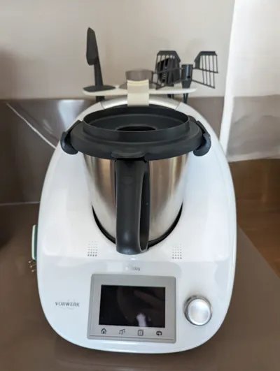 Thermomix Bimby Tm5 Tm6 Tool Holder Lid Holder – Thermomix Deckelhalter Bimby Zubehör TM5 TM6 Halterung Küchenmaschinen Organizer Thermomix Werkzeughalter by HC3D Produktbild