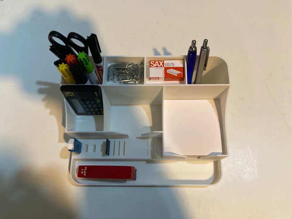 Ultimate Desktop Organizer – Schreibtischorganizer Schreibtischsystem Büro-Organizer Desktop-Helper Ablagebox by HC3D Produktbild