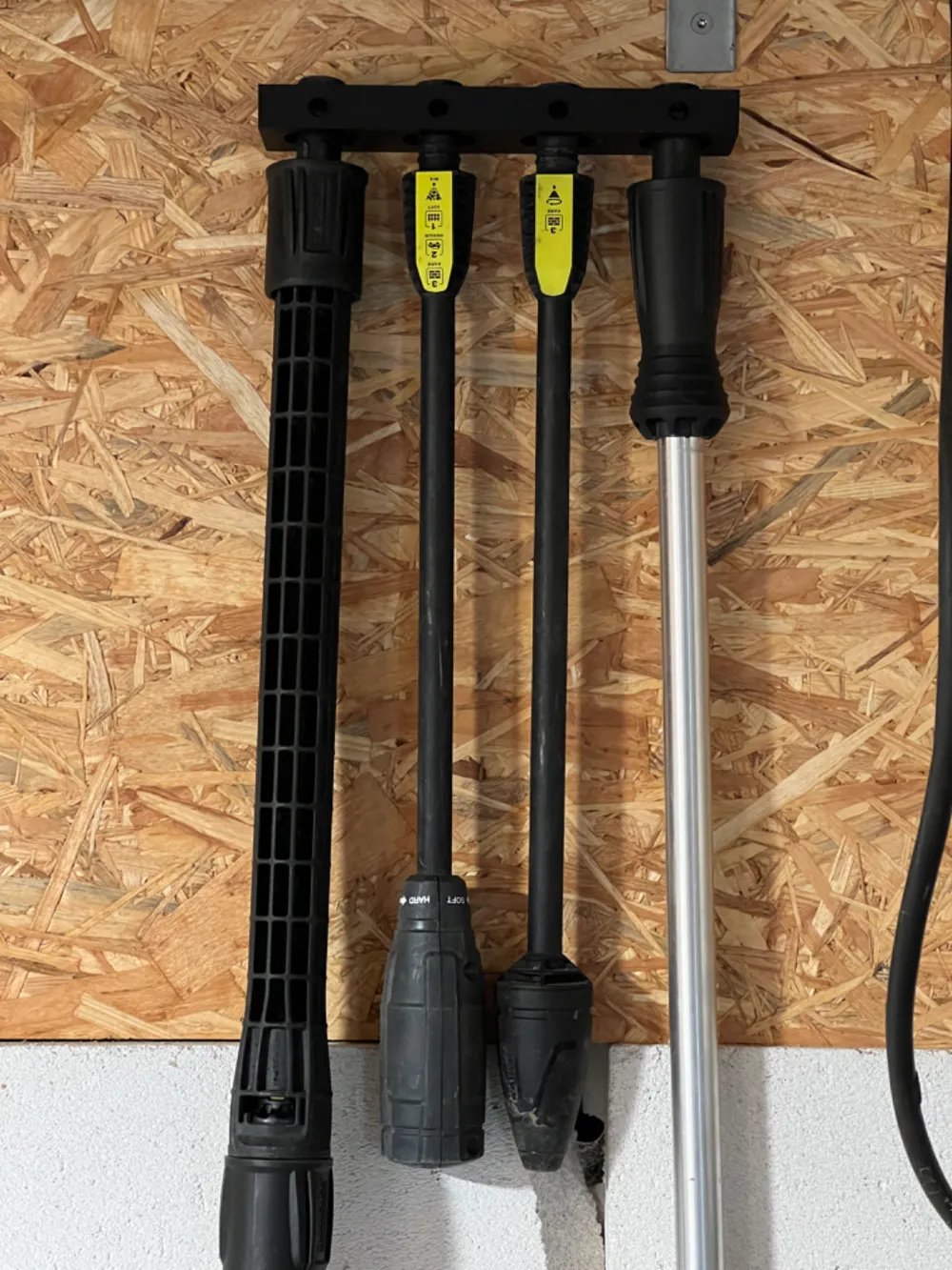 Wall Mount For Karcher Tool Heads – Wandhalterung Werkzeugaufbewahrung Karcher Zubehör Halter für Werkzeugköpfe Wandmontage by HC3D Produktbild