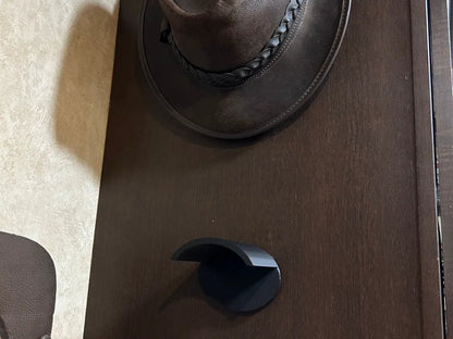 Wall Mount Hat Hook – Wandhaken Hutständer Wandgarderobe Hutablage Kleiderhaken by HC3D Produktbild