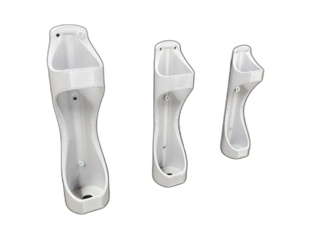 Fishing Pole Holder Wall Mount Any Size – Angelrutenhalter Wandmontage Rutenständer Fischerzubehör Angelzubehör by HC3D Produktbild