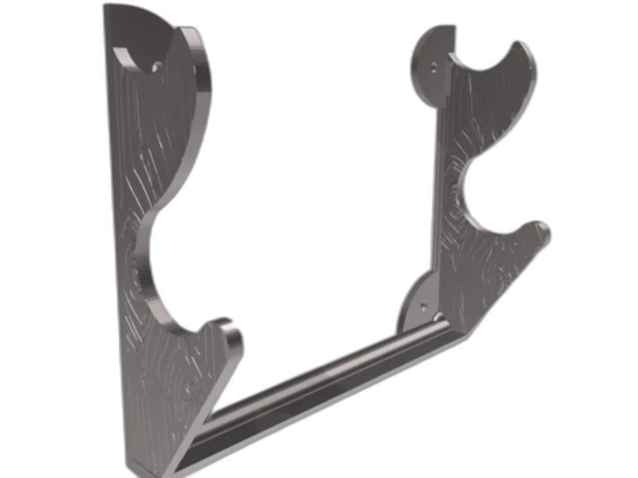 Katana Wall Mount – Katana Halterung Katana Wandaufhängung Katana Präsentation Schwert Wandhalter Katana Display by HC3D Produktbild
