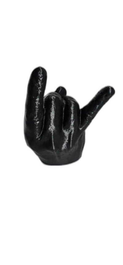 Rock Hand Devil Horns Drumsticks Holder – Rock-Hand-Zubehör Teufelshörner-Halter Schlagzeugständer Musik-Accessoire Band-Equipment by HC3D Produktbild