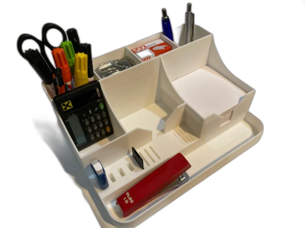 Ultimate Desktop Organizer – Schreibtischorganizer Schreibtischsystem Büro-Organizer Desktop-Helper Ablagebox by HC3D Produktbild